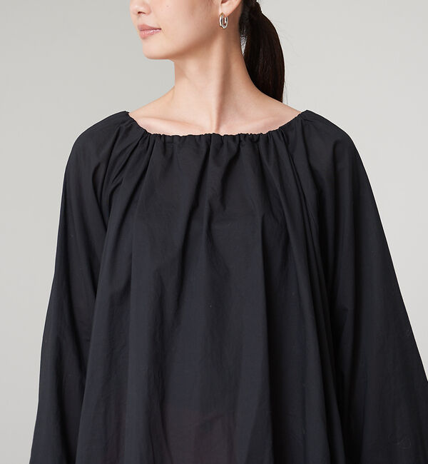 qualite「マルチネックギャザーブラウス」|シャツ・ブラウス|