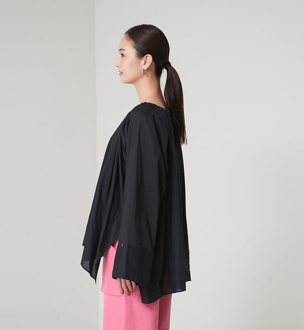 qualite「マルチネックギャザーブラウス」|シャツ・ブラウス|