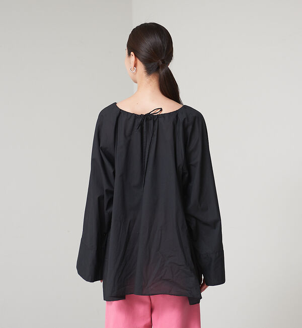 qualite「マルチネックギャザーブラウス」|シャツ・ブラウス|