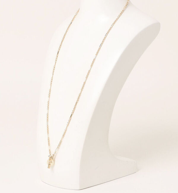 qualite「パールキャッチネックレス」|ネックレス|