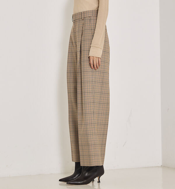 qualite「【セットアップ対応】TWツイルチェックパンツ」|その他|