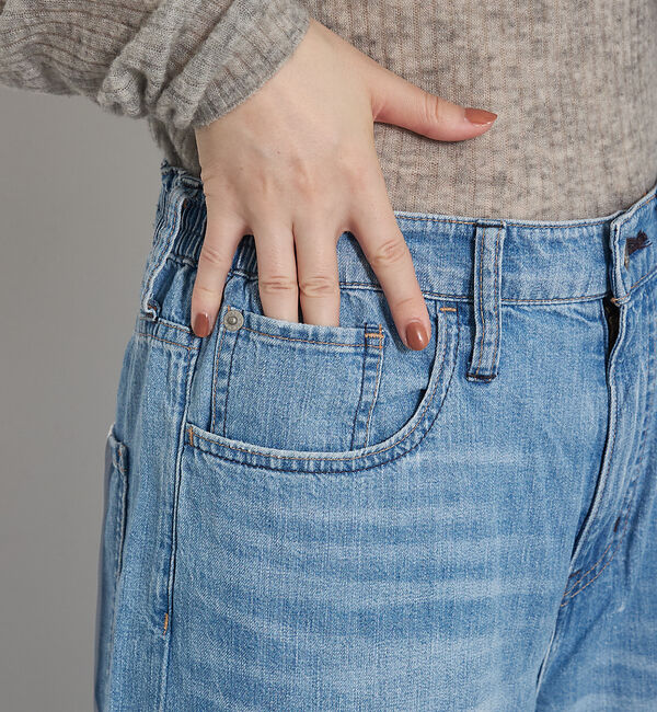 qualite「【HealthyDENIM】WildGingerEasy ワイドデニム」|デニム|