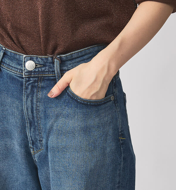 qualite「【YANUK】KATE (Loose Buggy) ワイドデニム」|デニム|