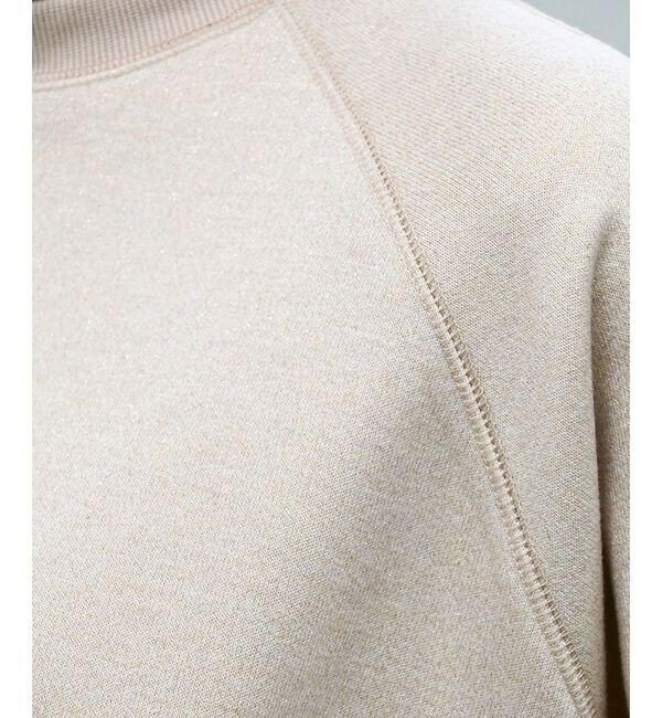 qualite「【ラフすぎない大人のスウェット】ラメスウェットプルオーバー」|スウェット・ジャージ|