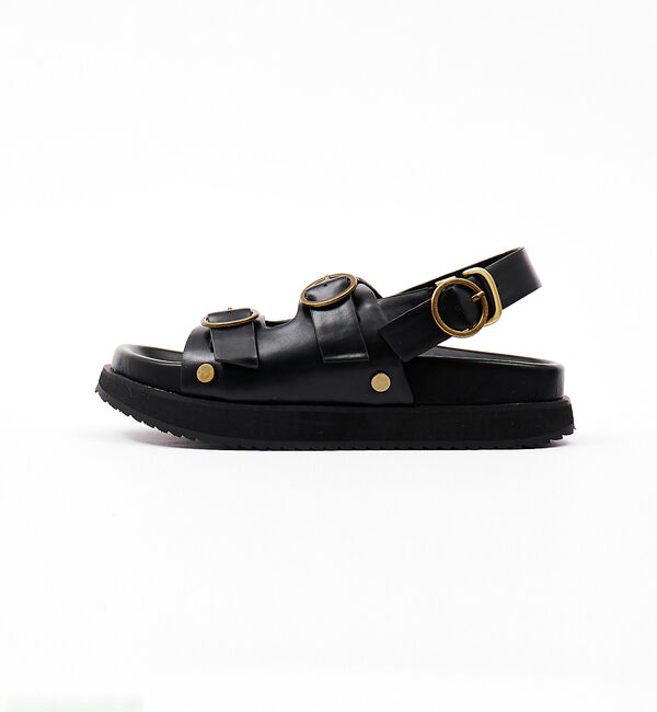 AU BANNISTER「【LAROUTE】メタルパーツサンダル」|サンダル|