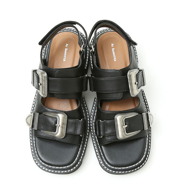 AU BANNISTER「モチーフベルトボリュームソールサンダル」|サンダル|