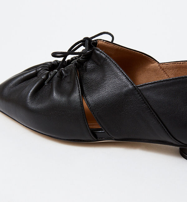 AU BANNISTER「ソフトレザーシャーリングバブーシュ」|その他|