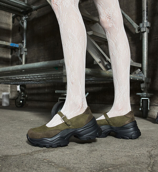 AU BANNISTER「【LAROUTE】メリージェーン 厚底スニーカー」|スニーカー|