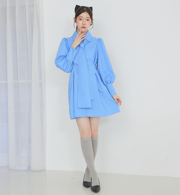 SELFIST「ウエストタックミニワンピース」|ワンピース|