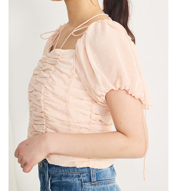 SELFIST「3WAYオフショルギャザーブラウス」|シャツ・ブラウス|