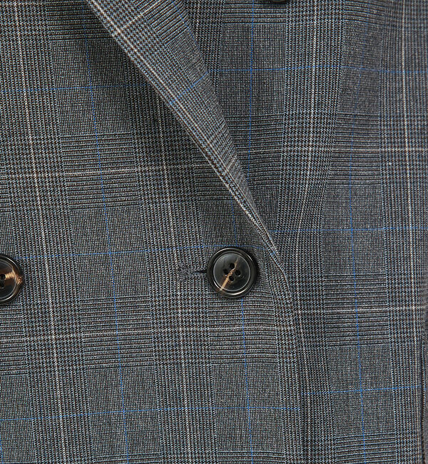 abahouse mavie「【セットアップ対応】グレンチェック＆ネイビー無地ジャケット」|テーラードジャケット|