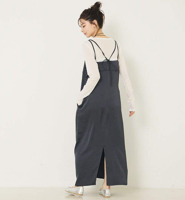 abahouse mavie「ダブルストラップキャミワンピース」|ワンピース|