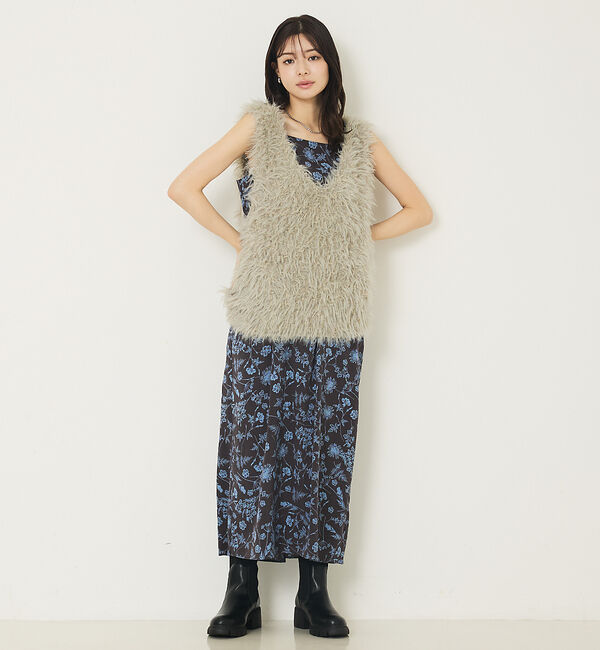 abahouse mavie「ダブルストラップキャミワンピース」|ワンピース|