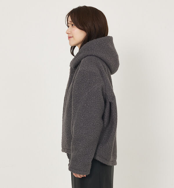 abahouse mavie「ブークレーフーディージャケット」|ブルゾン・スタジャン|