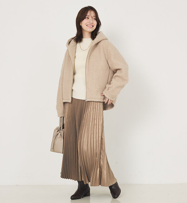 abahouse mavie「ブークレーフーディージャケット」|ブルゾン・スタジャン|