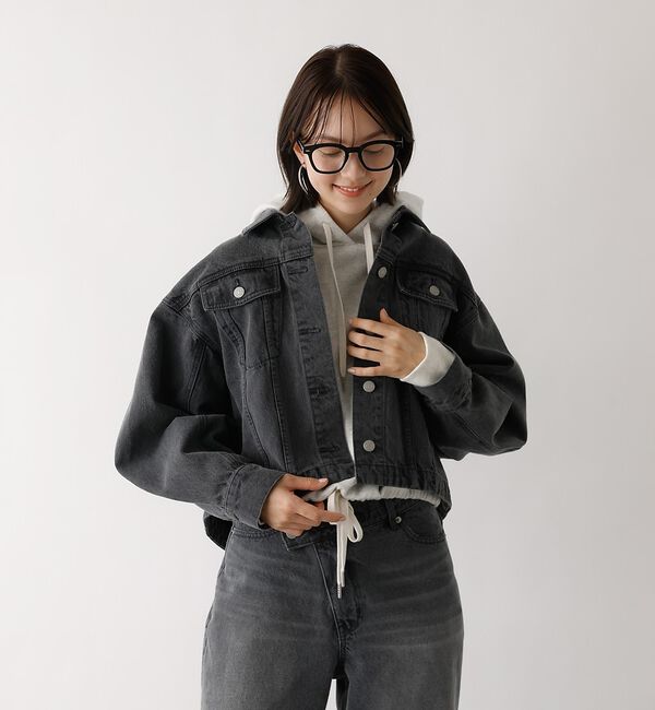 abahouse mavie「【UVカット】クリアレンズ伊達眼鏡」|メガネ|