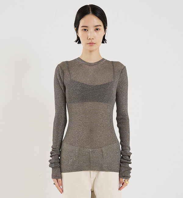 The Store by C' 「【COCUCA】ラメリブニット」|ニット・セーター|