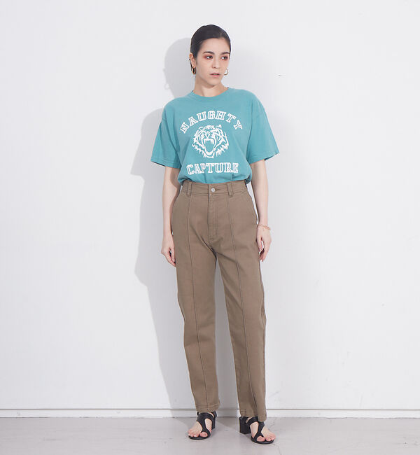 NOMINE「ピンタックデニムパンツ」|デニム|