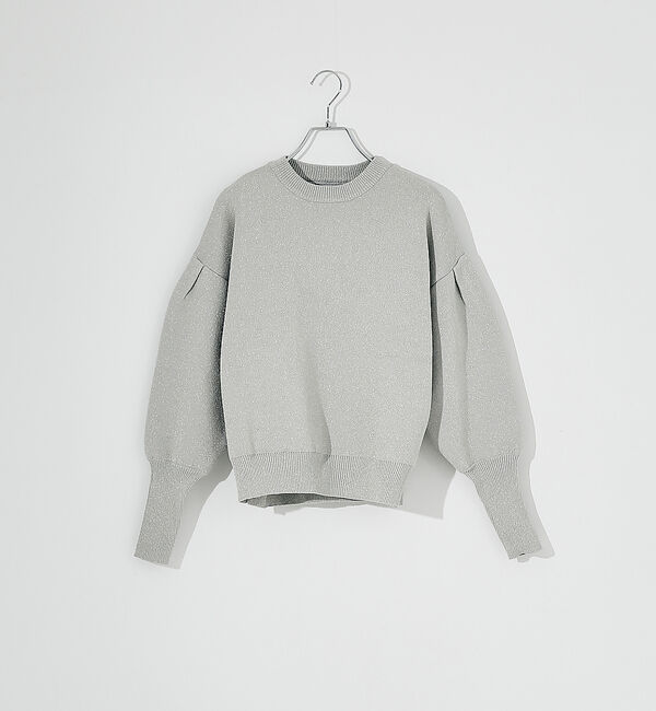 NOMINE「【上下2点セット/セットアップ対応】ラメプテーティングニットトップス＋ニットスカ」|スカート|