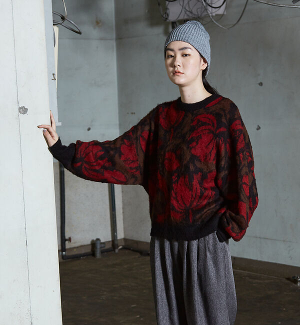 NOMINE「ボタニカル ジャガード ニット」|ニット・セーター|