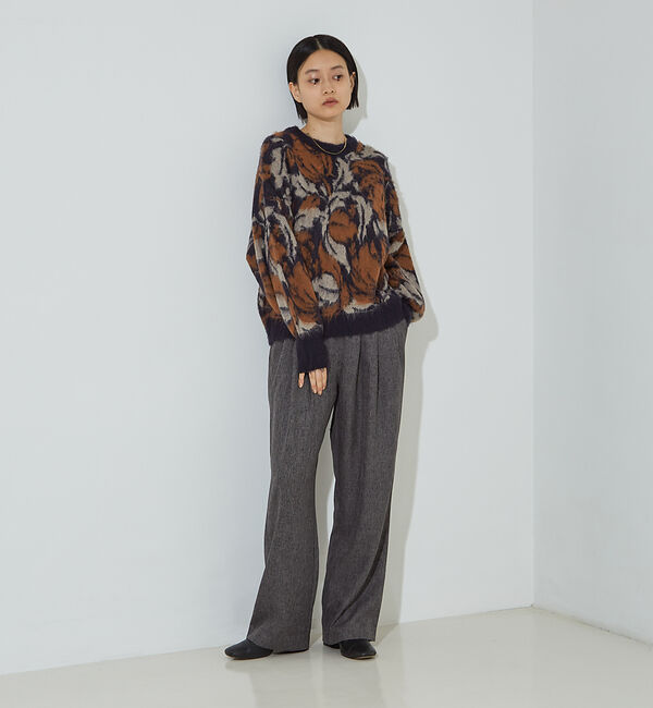 NOMINE「ボタニカル ジャガード ニット」|ニット・セーター|