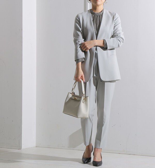  「ステファニーノーカラージャケット」|ノーカラージャケット|