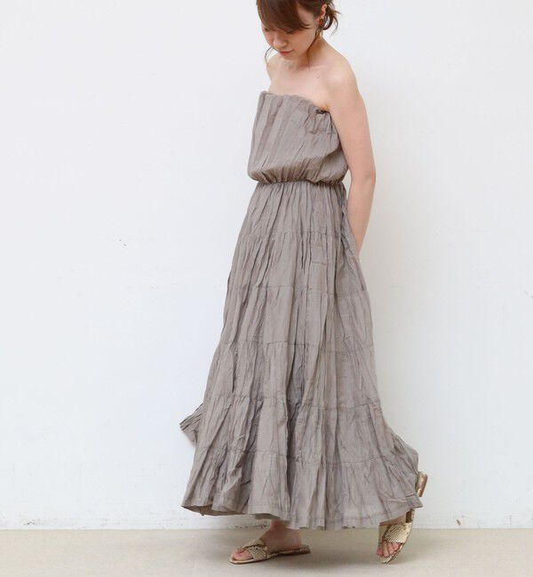  「【MARIHA】草原の夢のドレス」|ワンピース|トップグレー