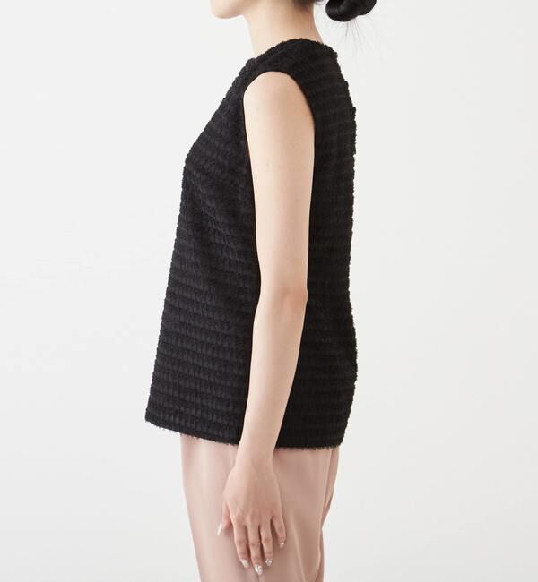 TIARA「チドリジャカードノースリーブトップス」|シャツ・ブラウス|