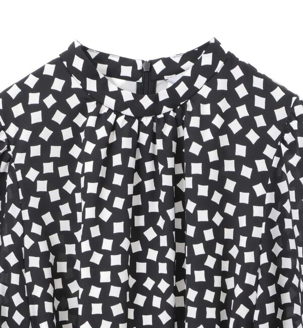 TIARA「ランダムスクエアプリントワンピース」|ワンピース|