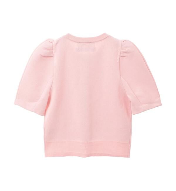 TIARA「《別注》【MARILYN MOON/マリリンムーン】パールボタン半袖カーディガン」|カーディガン|