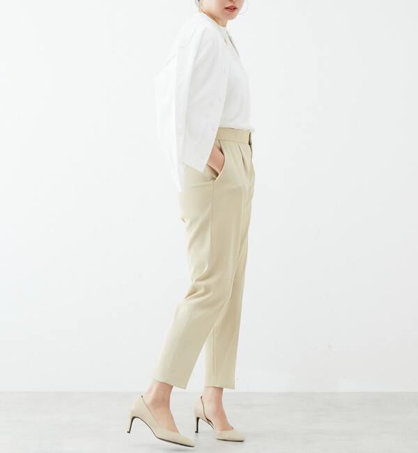 Liesse「ドライツイル タックストレートパンツ」|その他|