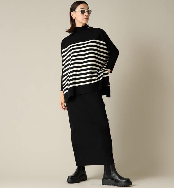 Liesse「ハイネックワイドニット（セットアップ対応）」|ニット・セーター|