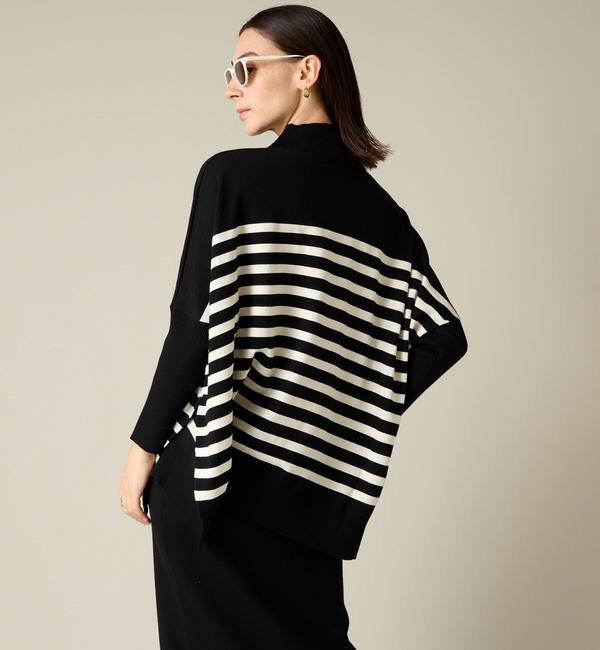 Liesse「ハイネックワイドニット（セットアップ対応）」|ニット・セーター|