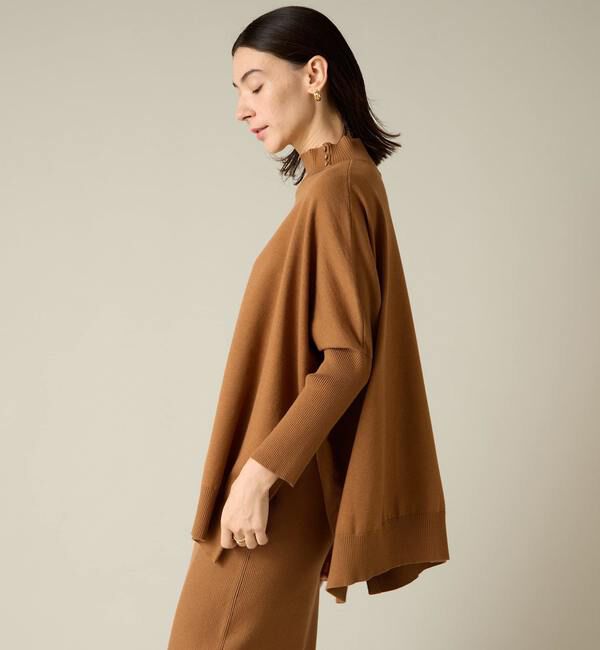 Liesse「ハイネックワイドニット（セットアップ対応）」|ニット・セーター|