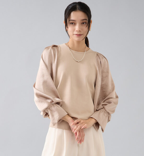 Liesse「布帛コンビニット」|ニット・セーター|