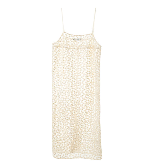 SOFFITTO「フラワー刺繍キャミワンピース」|ワンピース|