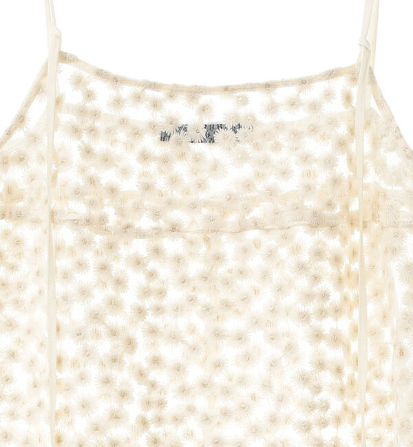 SOFFITTO「フラワー刺繍キャミワンピース」|ワンピース|