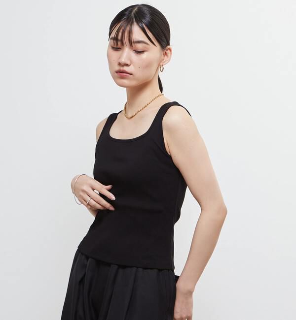 Soffitto「スクエアネックリブタンクトップ」|タンクトップ|