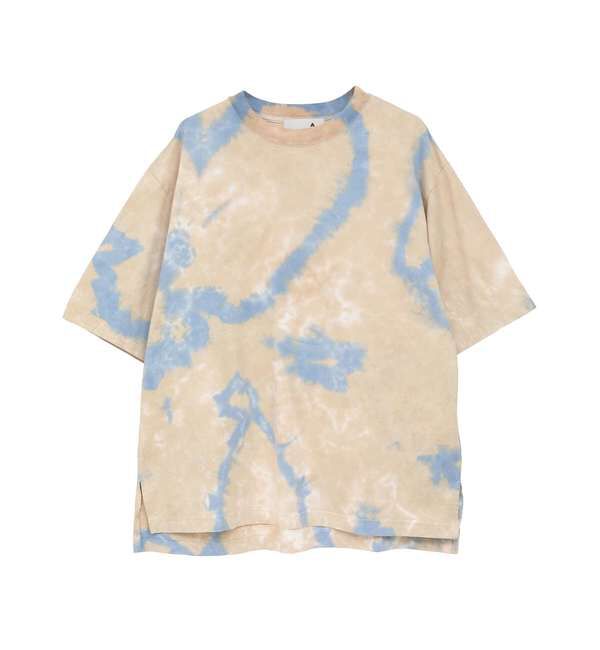 A_「【A＿/エース】タイダイ染めTシャツ」|Tシャツ・カットソー|ベージュ