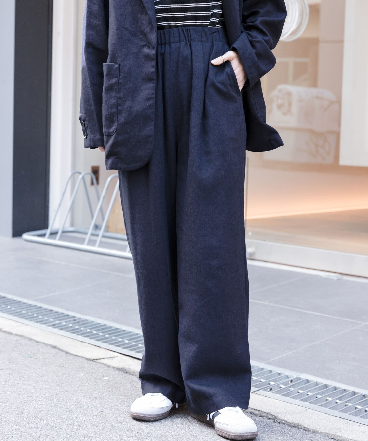 URBAN RESEARCH DOORS「FORK&SPOON　ヘンプ混イージーパンツ」|その他|