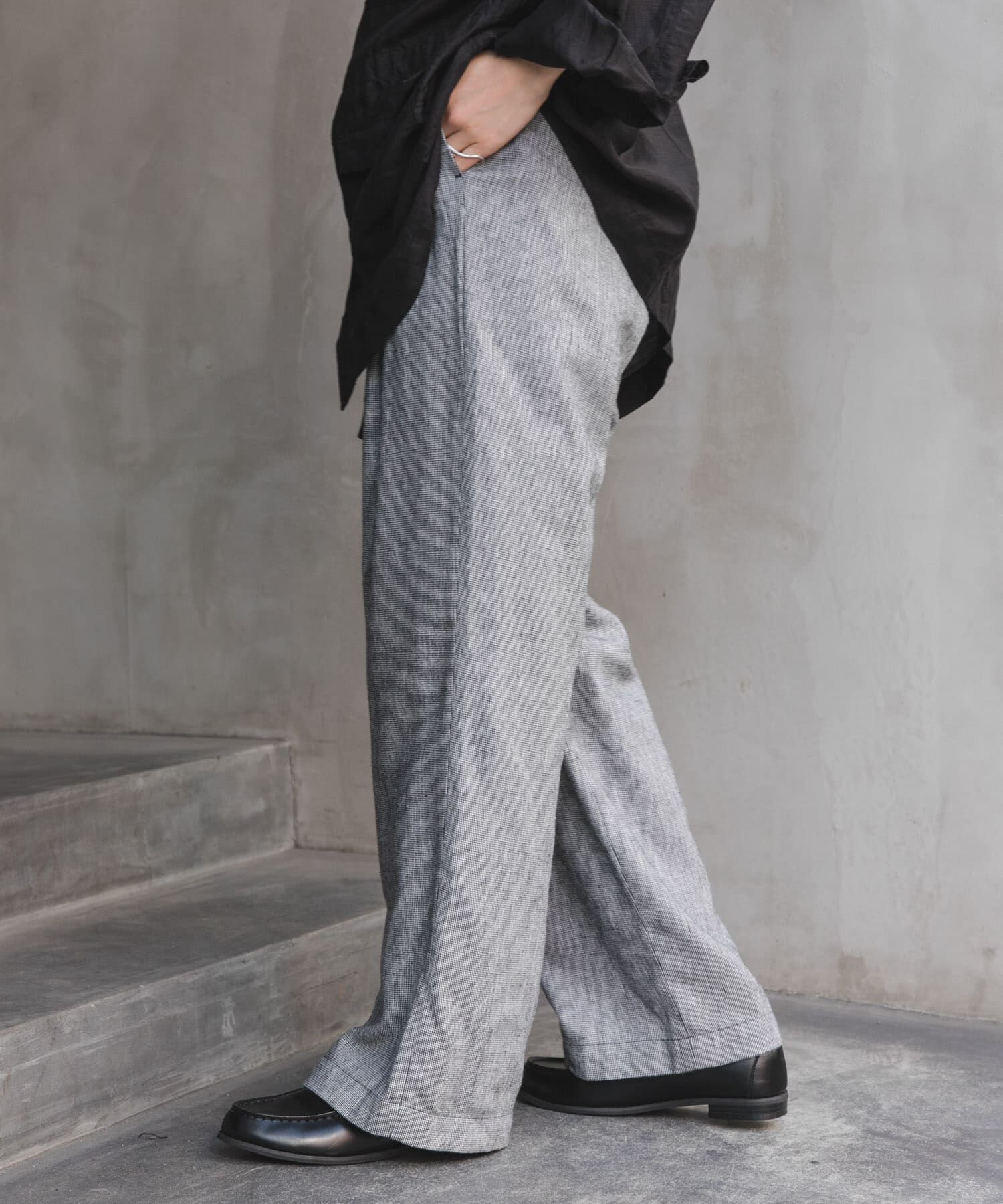 URBAN RESEARCH DOORS「FORK&SPOON　ヘンプ混イージーパンツ」|その他|