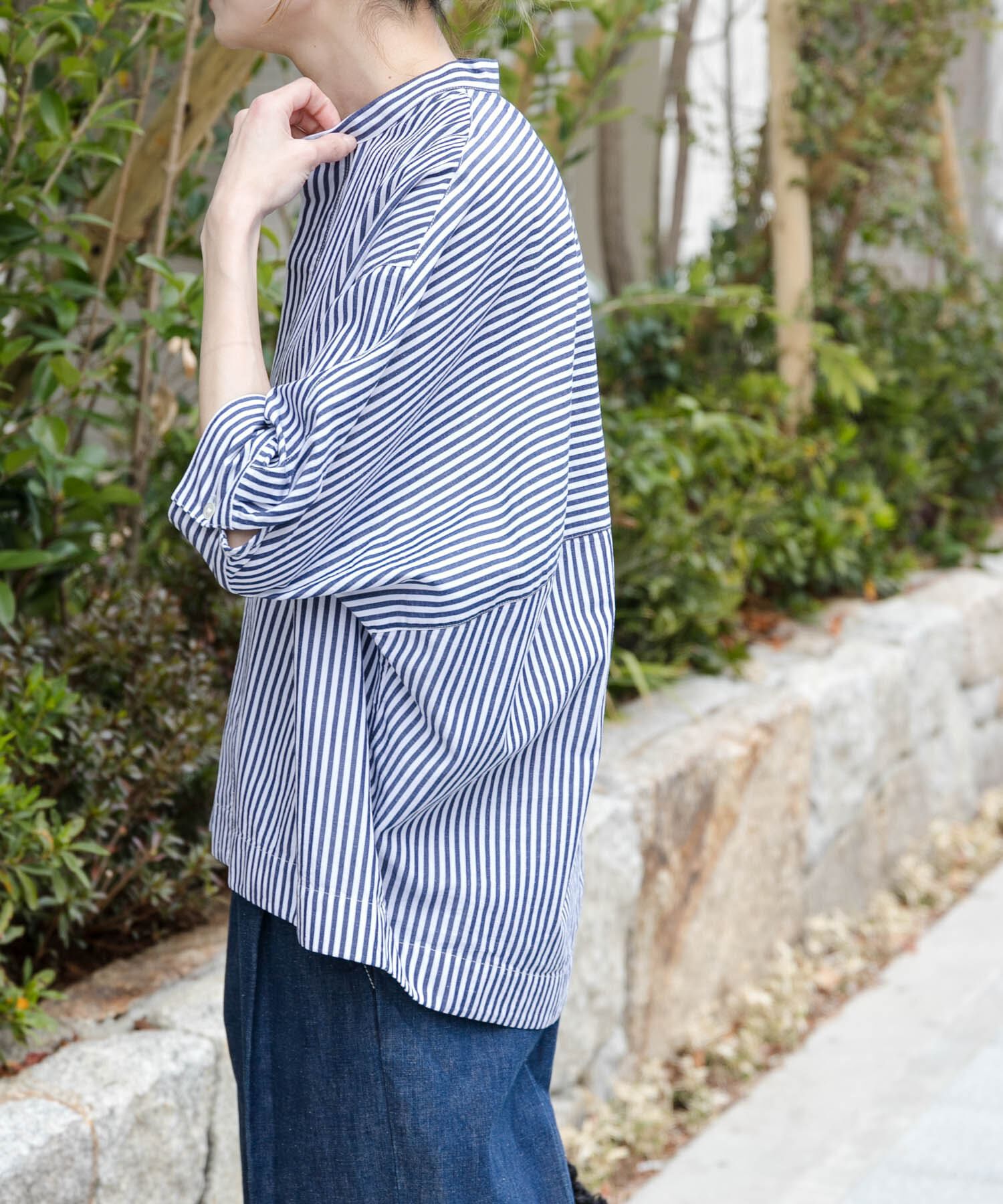 URBAN RESEARCH DOORS「FORK&SPOON　ギボシコクーンショートスリーブシャツ」|シャツ・ブラウス|