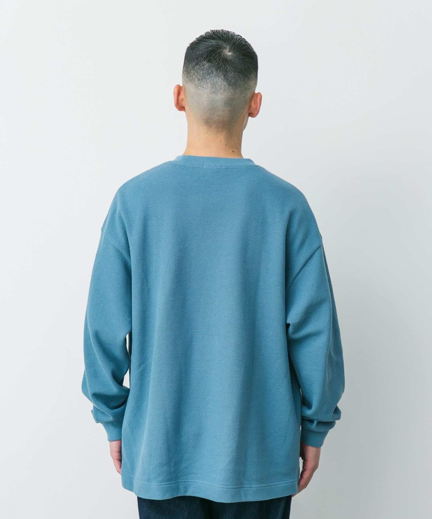 URBAN RESEARCH DOORS「『別注』LACOSTE&times;DOORS　thick pique crew long-sleeve」|Tシャツ・カットソー|