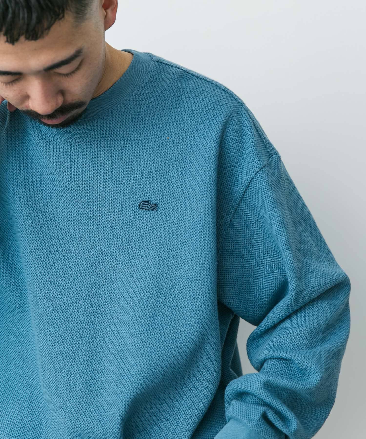 URBAN RESEARCH DOORS「『別注』LACOSTE&times;DOORS　thick pique crew long-sleeve」|Tシャツ・カットソー|