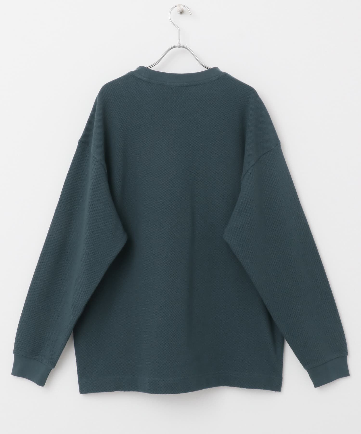 URBAN RESEARCH DOORS「『別注』LACOSTE&times;DOORS　thick pique crew long-sleeve」|Tシャツ・カットソー|