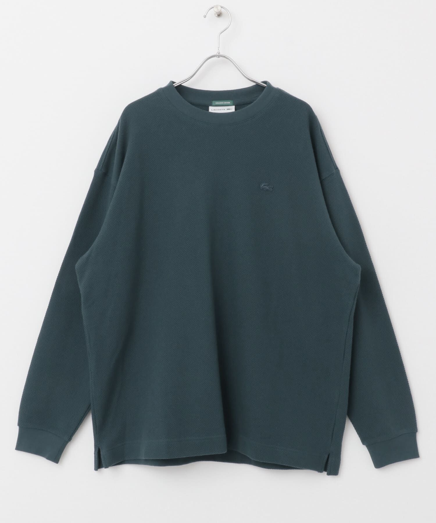 URBAN RESEARCH DOORS「『別注』LACOSTE&times;DOORS　thick pique crew long-sleeve」|Tシャツ・カットソー|