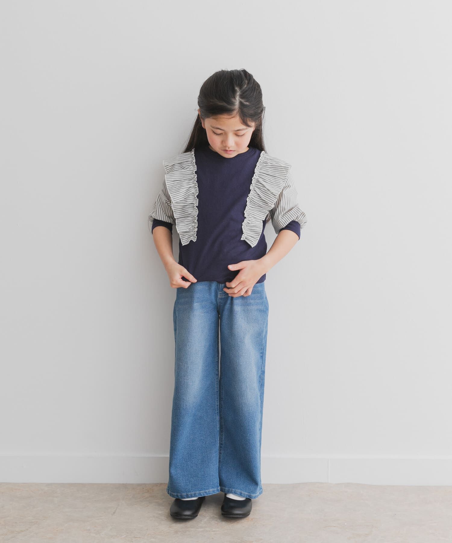 URBAN RESEARCH DOORS「布帛ドッキングフリルカットソー(KIDS)」|その他|