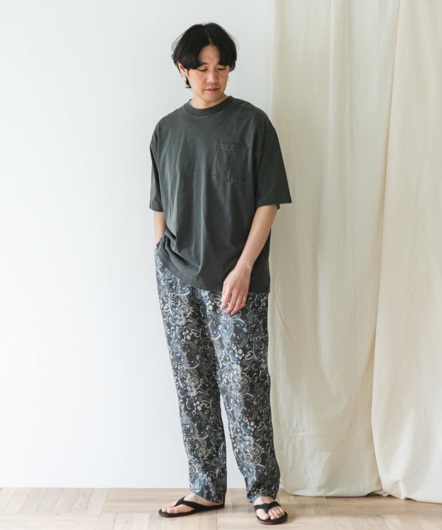 URBAN RESEARCH DOORS「『XLサイズ/WEB限定』ツイルリネン イージートラウザー」|その他|