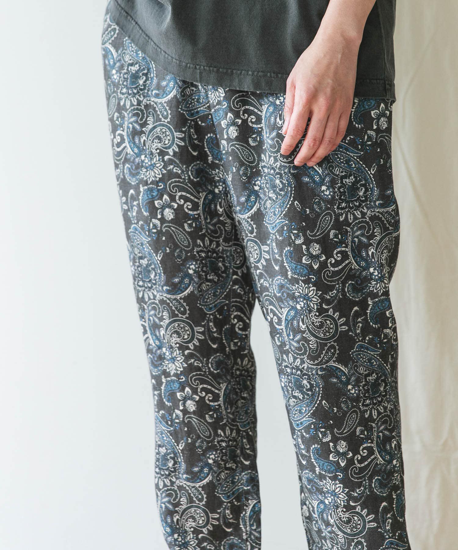 URBAN RESEARCH DOORS「『XLサイズ/WEB限定』ツイルリネン イージートラウザー」|その他|