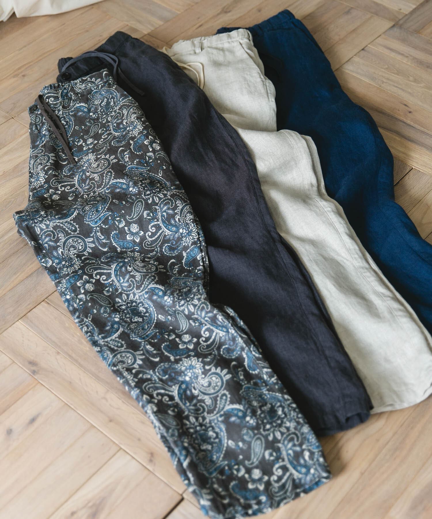 URBAN RESEARCH DOORS「『XLサイズ/WEB限定』ツイルリネン イージートラウザー」|その他|